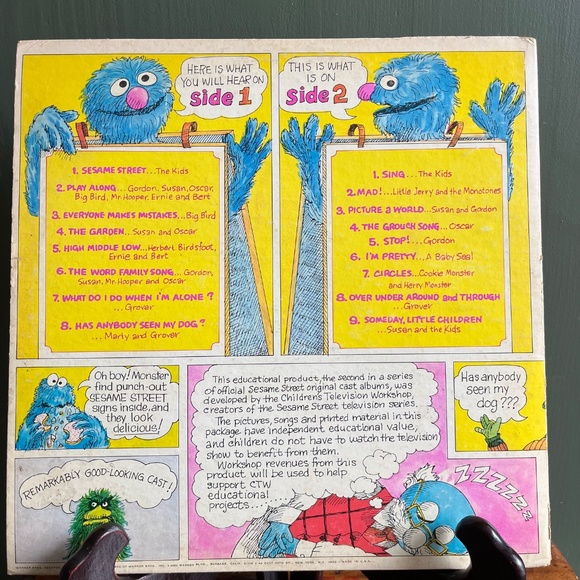 Vintage 1971 Sesame Street 2 Album Book (No Record) - Picture 2 of 5